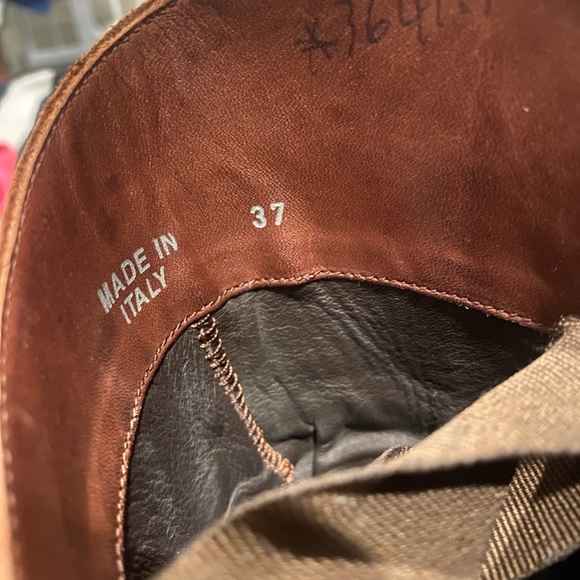 Golden goose distressed brown tall riding boots gently used - Picture 10 of 13